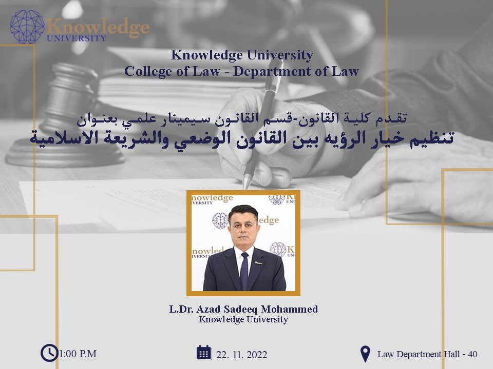 Regulating the Vision Choice Between Man-Made law and Islamic law Regulating the Vision Choice Between Man-Made law and Islamic law