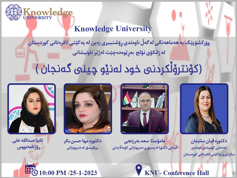Self-Control among Youth: A Workshop and Open Panel Discussion at Knowledge University Self-Control among Youth: A Workshop and Open Panel Discussion at Knowledge University