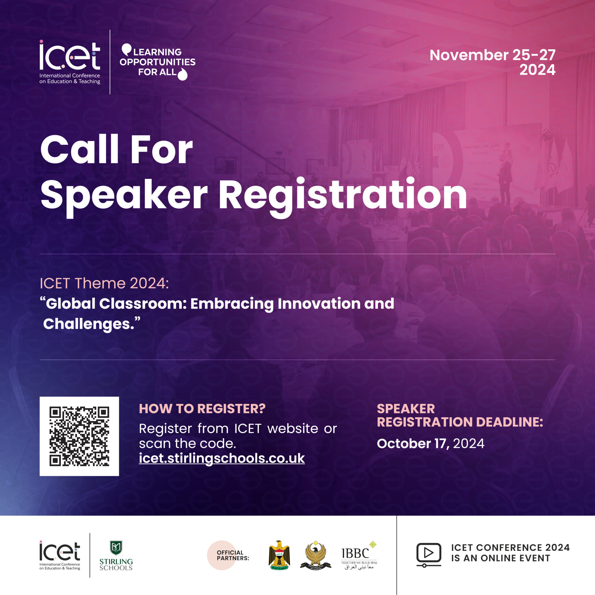 International Conference on Education & Teaching (ICET) 2024 International Conference on Education & Teaching (ICET) 2024