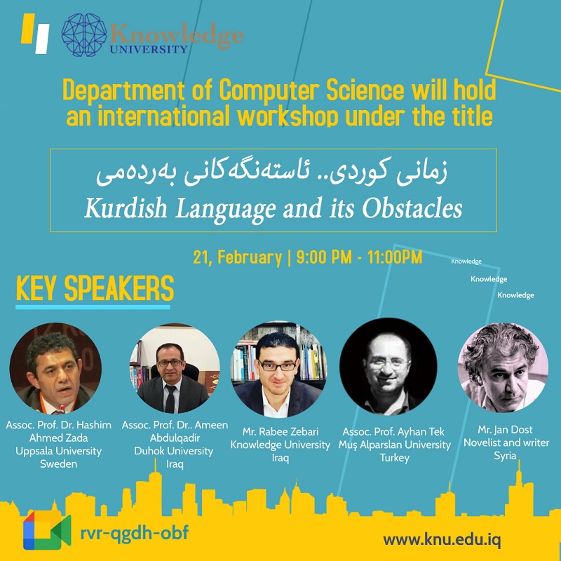Kurdish Language and its obstacles International Workshop Kurdish Language and its obstacles International Workshop