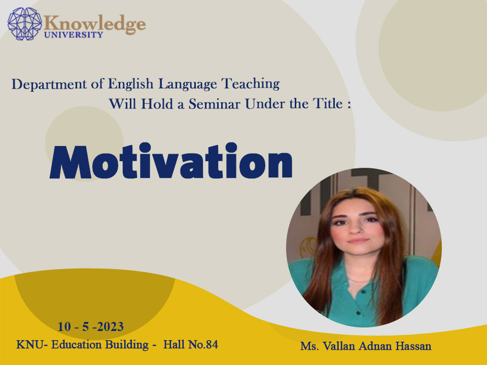 Motivation in Language learning