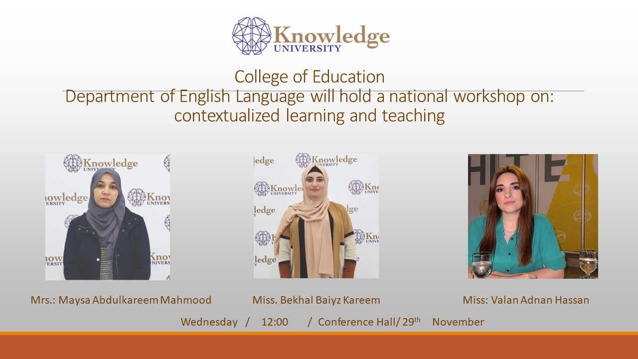 Contextualized Learning and Teaching