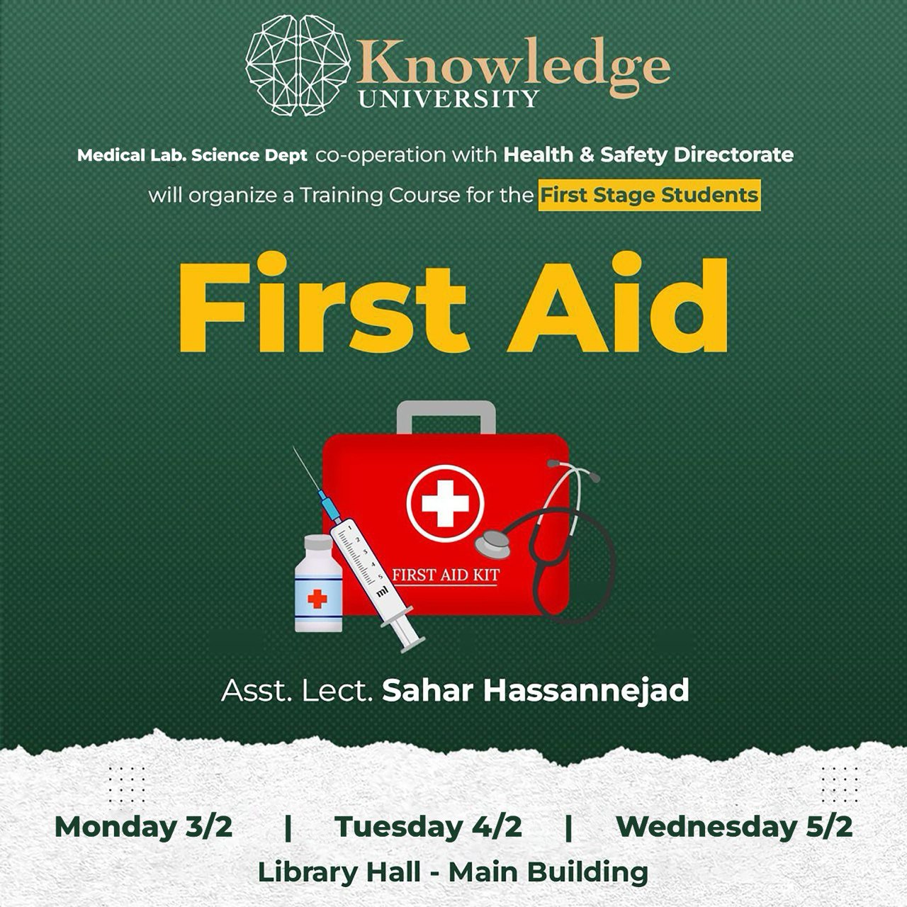 First Aid