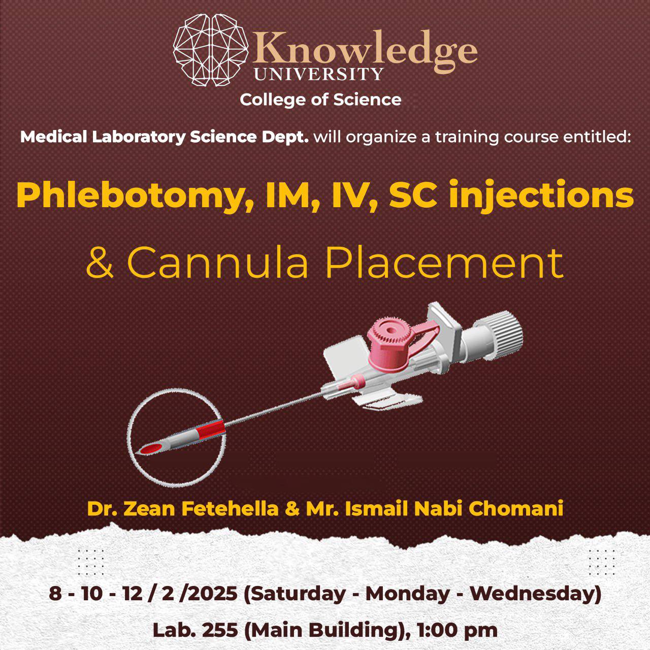 Phlebotomy and Cannula placement