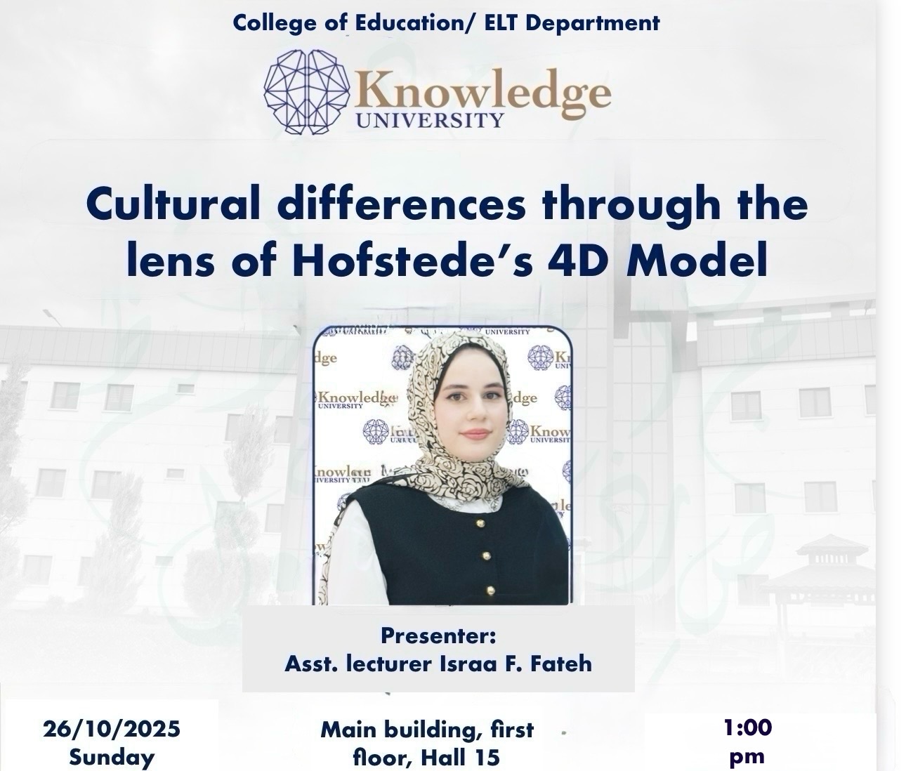 Cultural differences through the lens of Hofstedes 4D Model