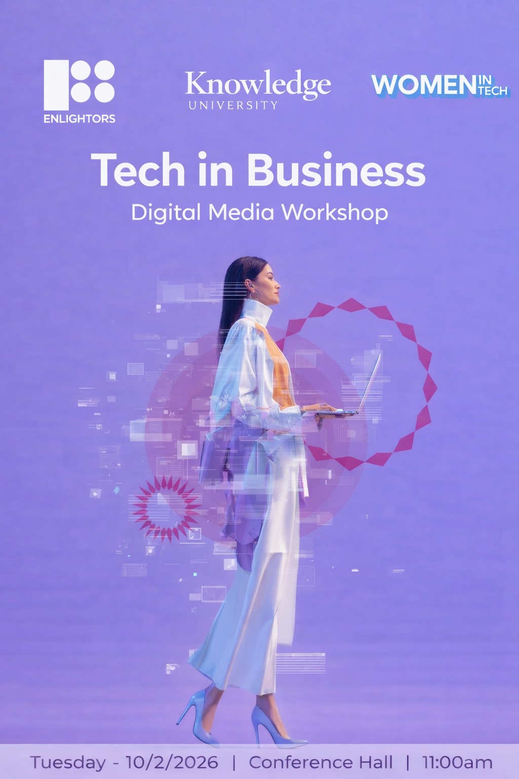 Tech in business digital media workshop