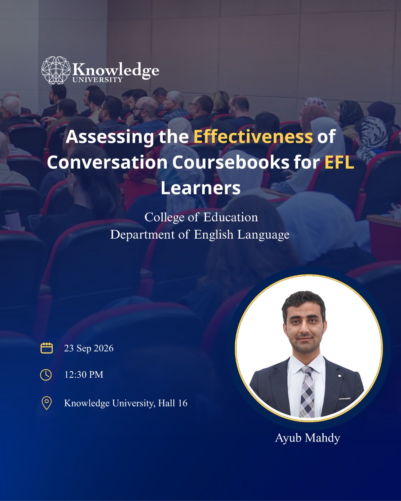 Assessing The Effectiveness of Conversation Coursebooks for EFL Learners