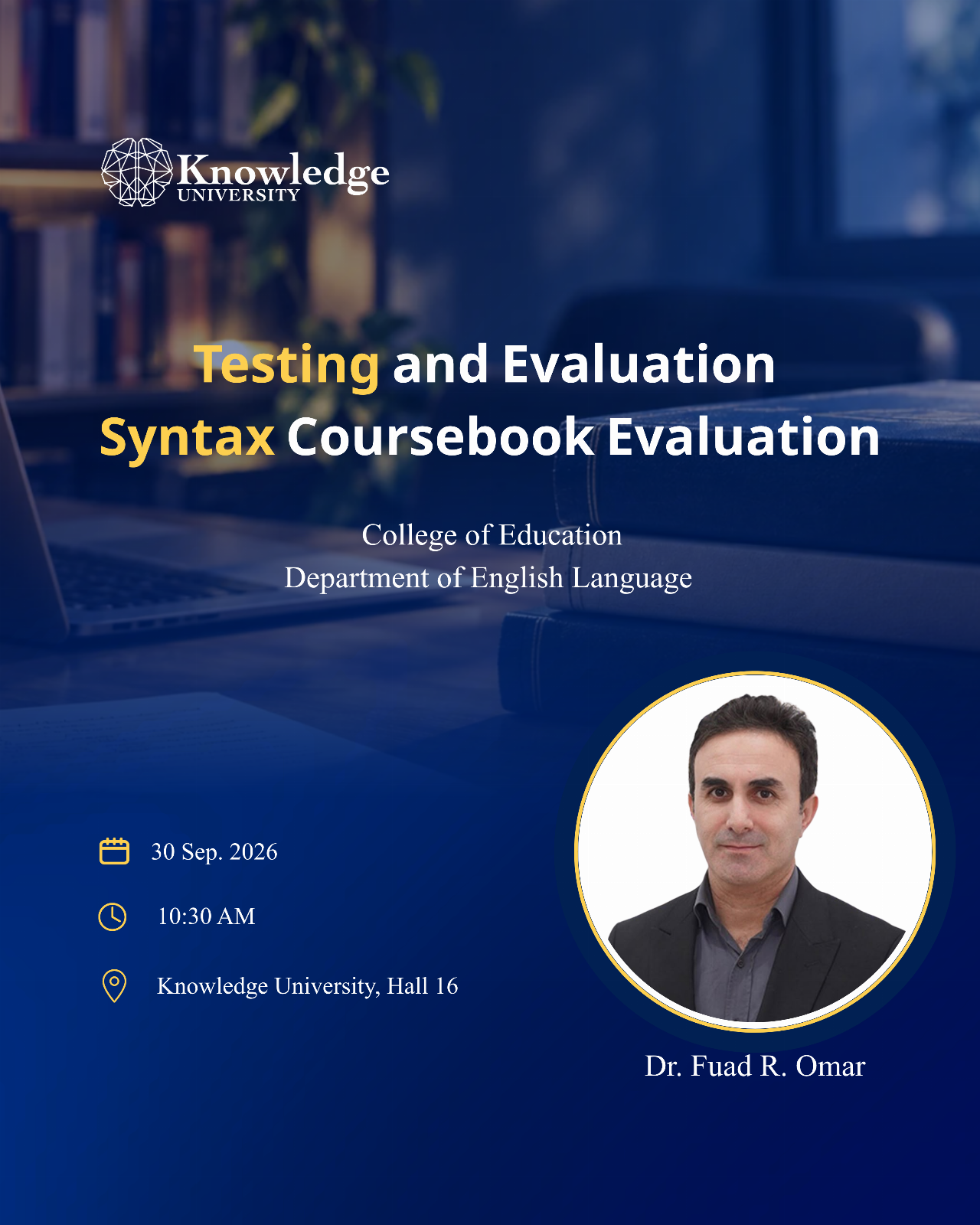 Testing and Evaluation Syntax Coursebook Evaluation