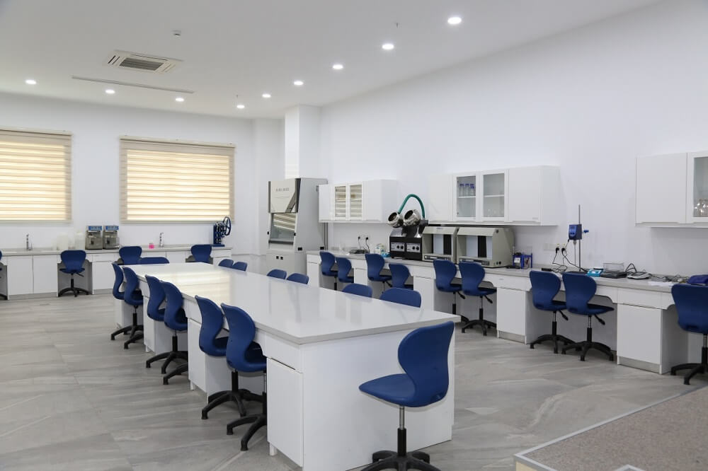 Knowledge University, College of Pharmacy Pharmaceutical Technology labs