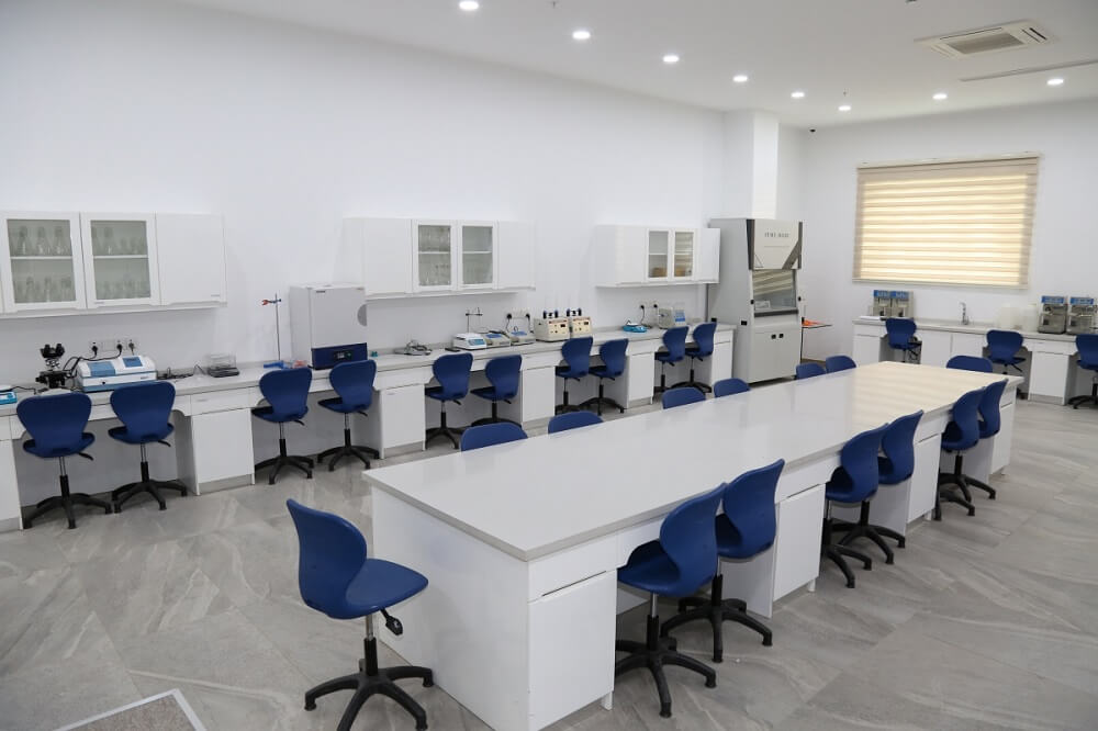 Knowledge University, College of Pharmacy Pharmaceutical Technology labs