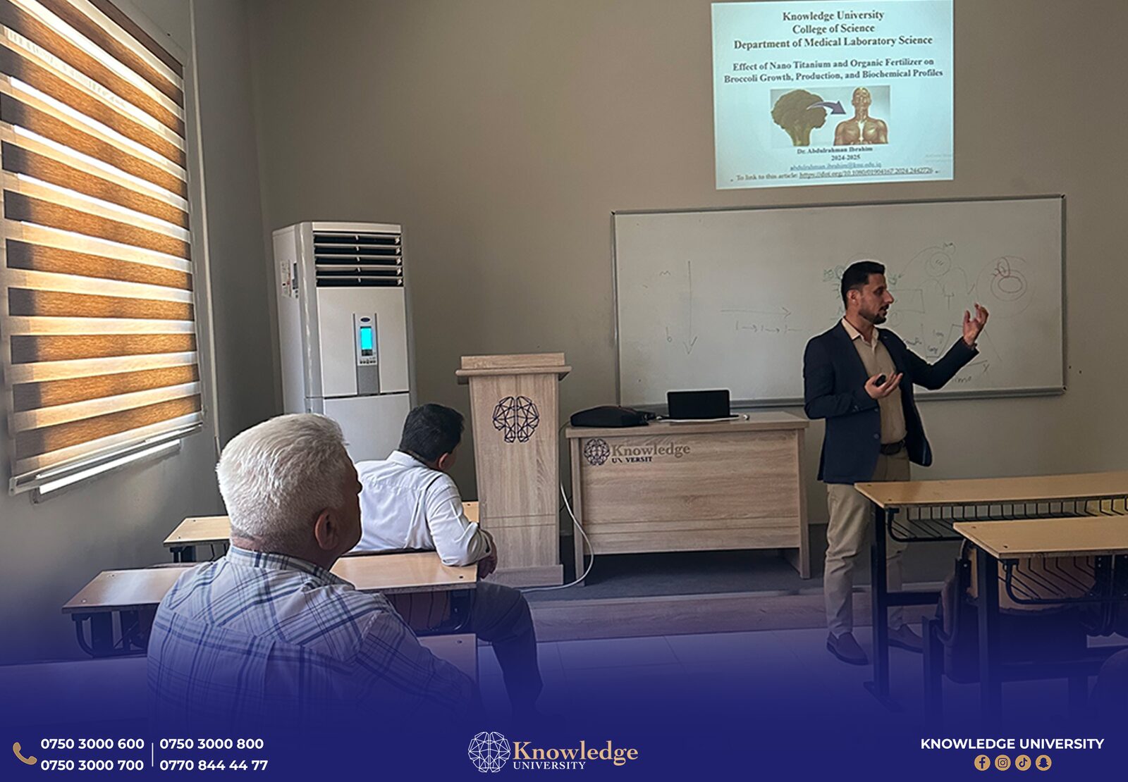 Research Seminar Held at College of Science Explores Agricultural Innovation Using Nanotechnology
