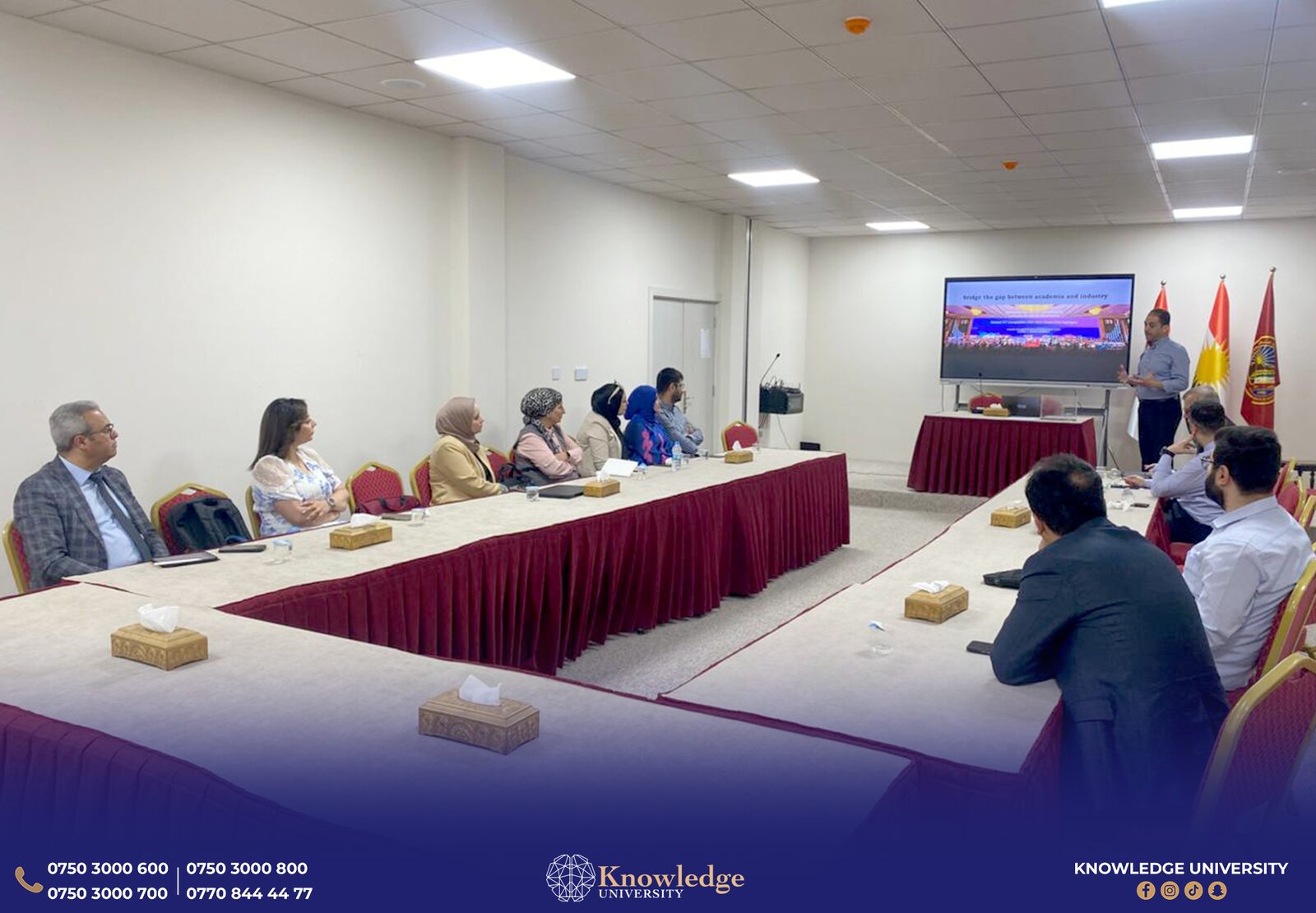 Knowledge University Participates in the Huawei ICT Academy Workshop at Salahaddin University – Erbil