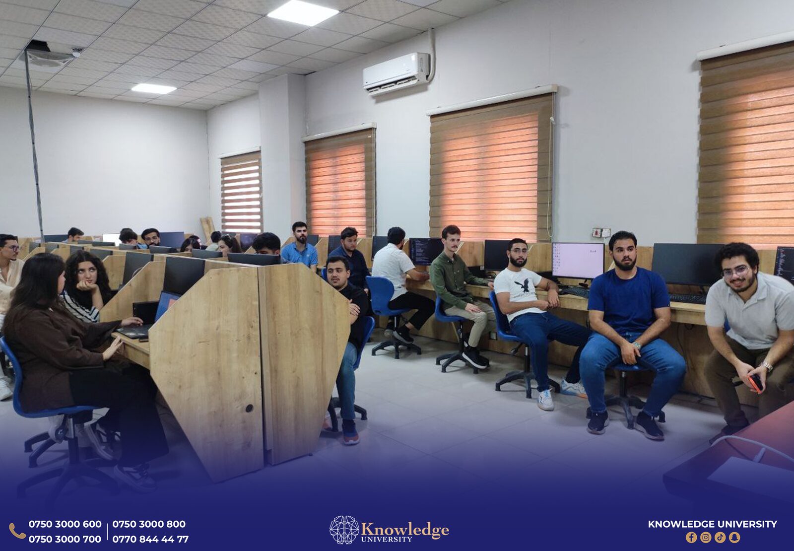  Knowledge University Conducts “Responsive Web Design” Training for Computer Science Students