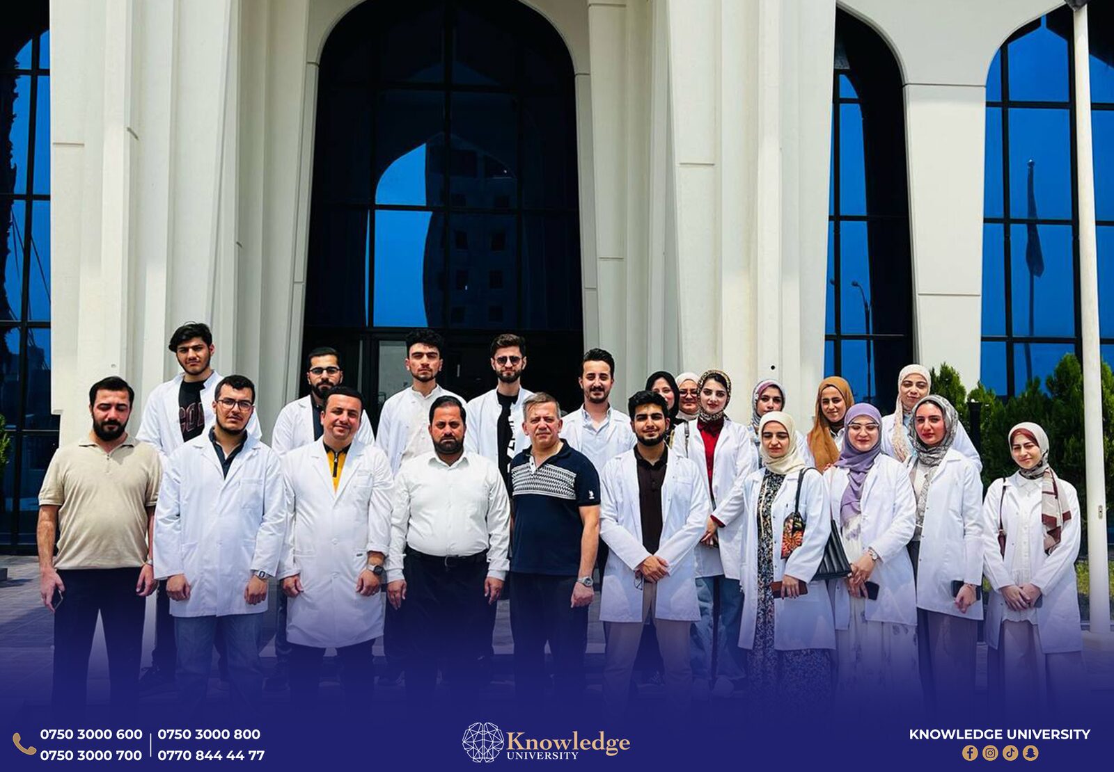  Pharmacy Students Conduct Scientific Visit to KMCA for Practical Training