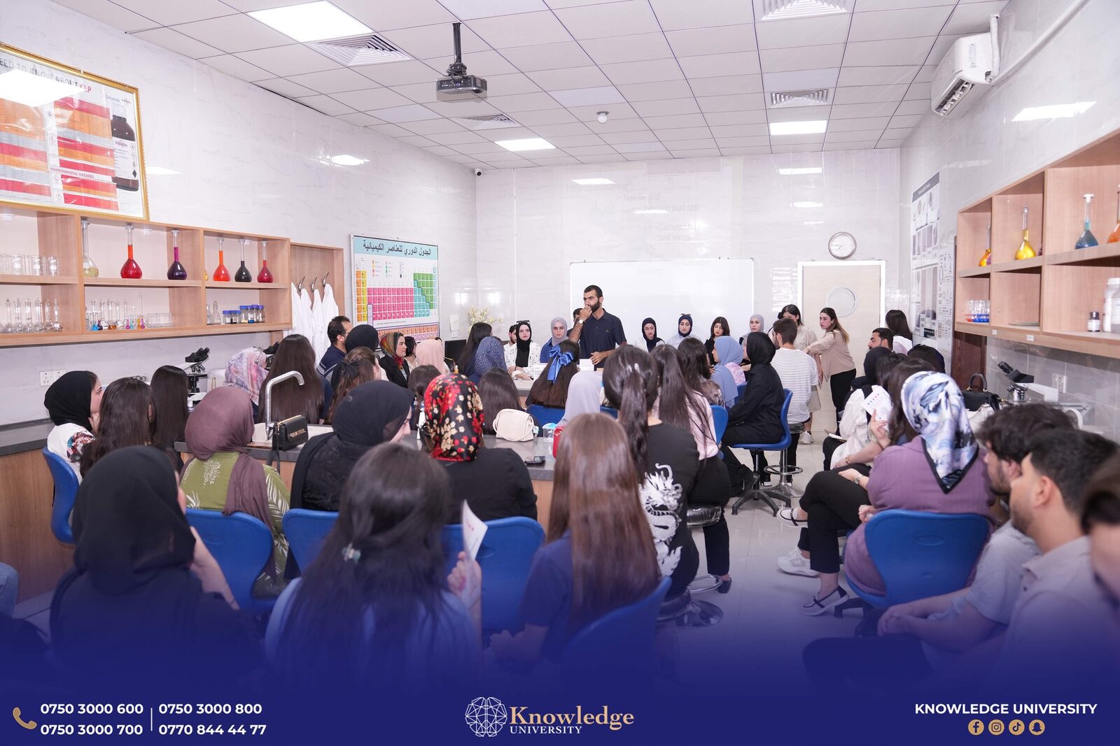 Knowledge University Science College Conducts 3-Day Training Course on Blood Collection & Cannula Insertion