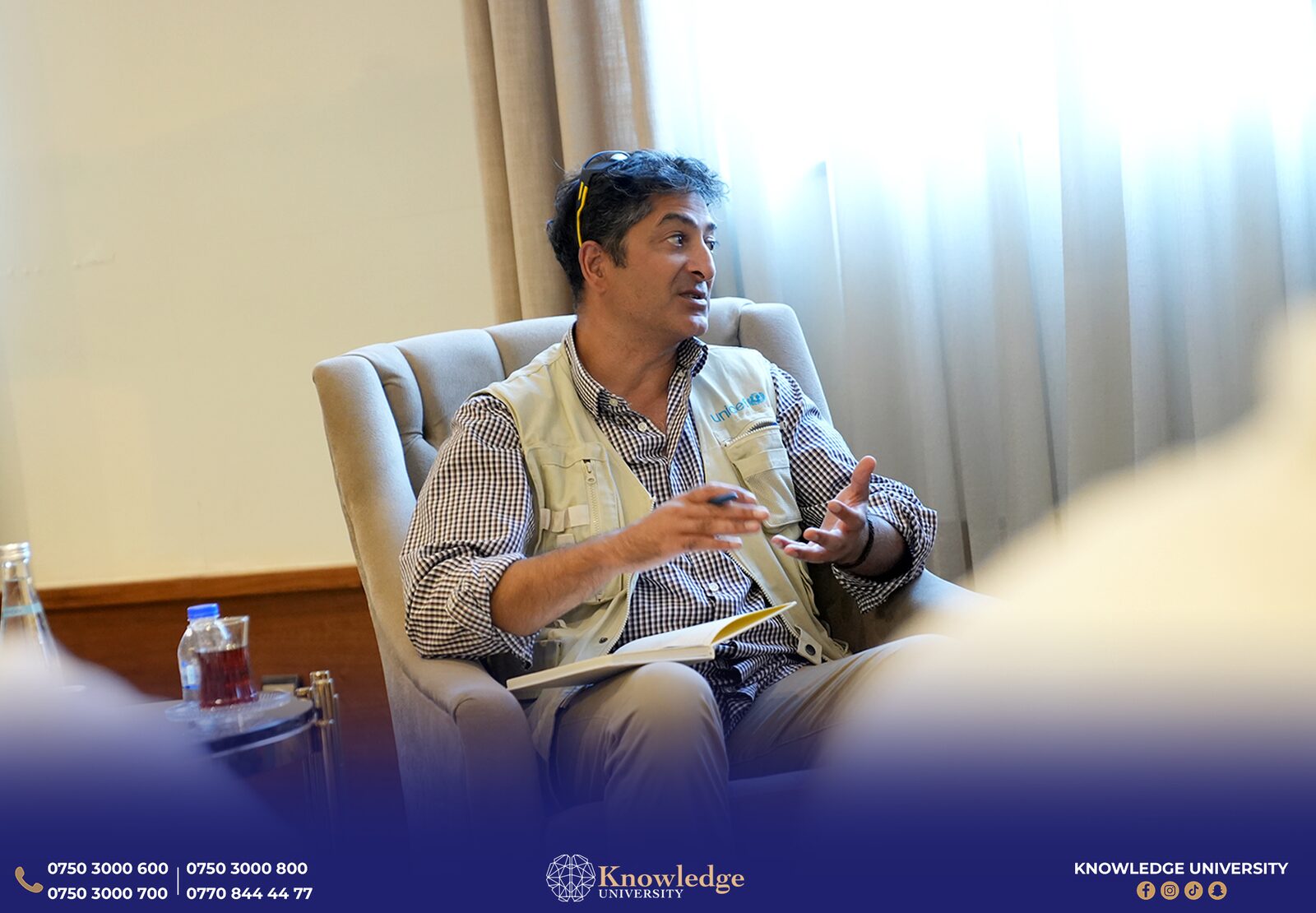 Knowledge University Visits UNICEF for Collaboration on Water Resources Projects