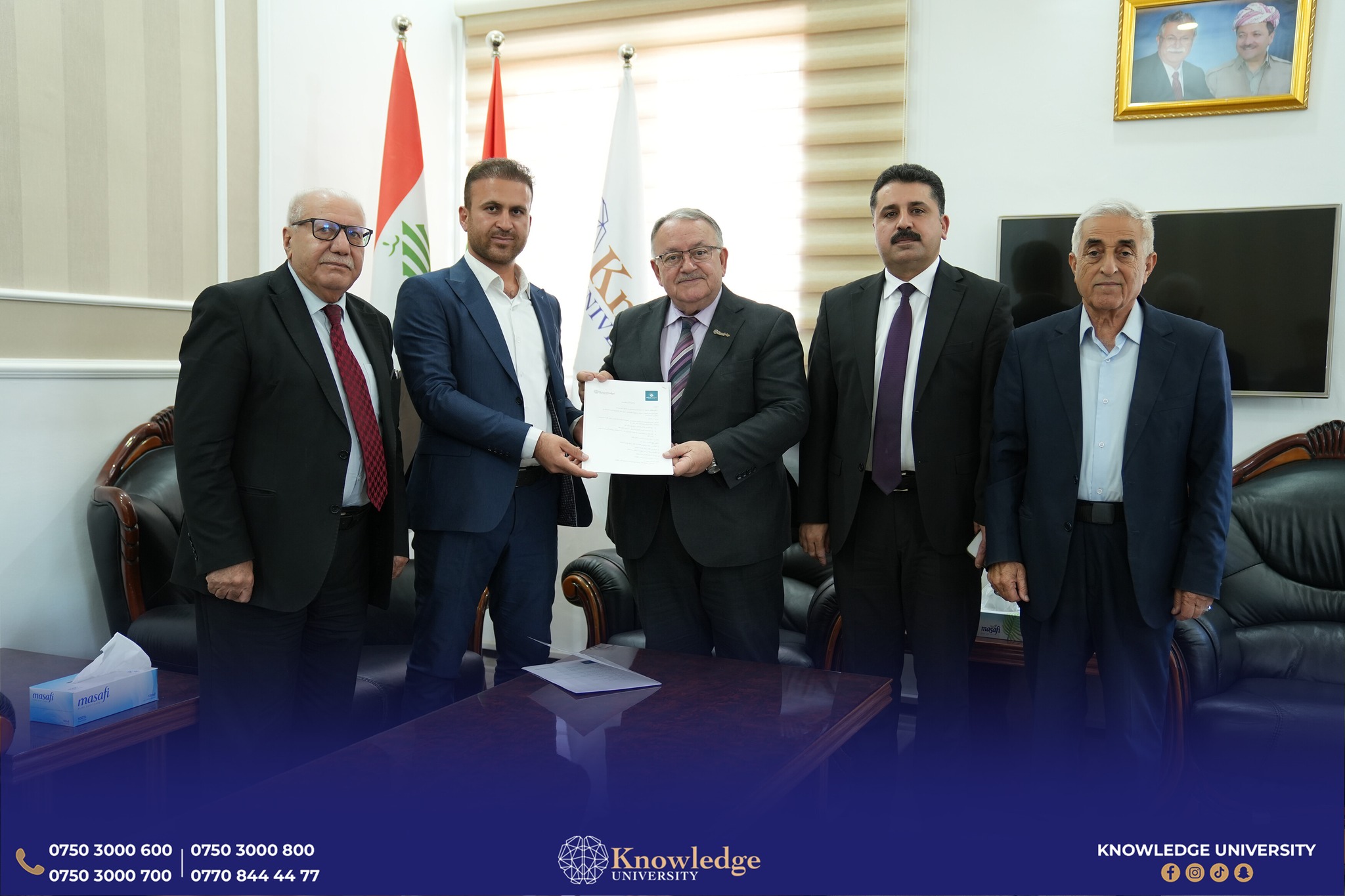 Knowledge University Signs Memorandum with Asman Solar Company for Student Training