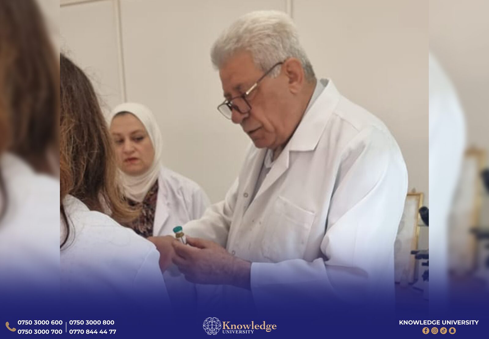 Three-Day Training Course on Identification of Salmonella in Food Conducted by Knowledge University Professor