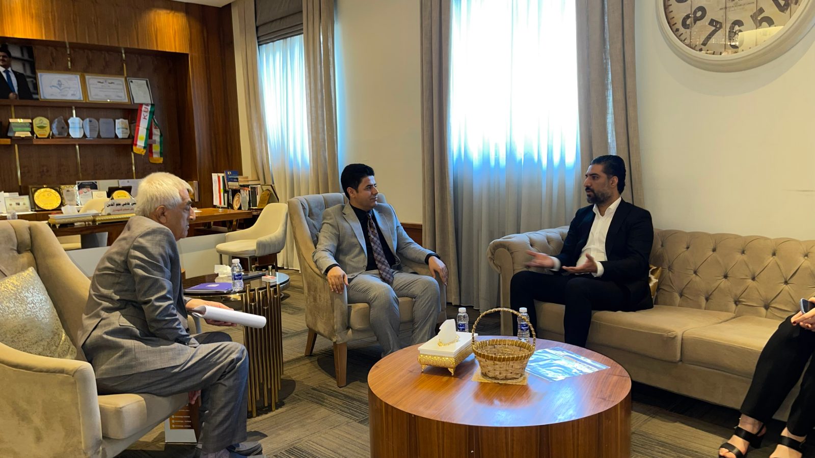 Representatives of the International School of Choueifat – Erbil (SABIS)Visit Knowledge University
