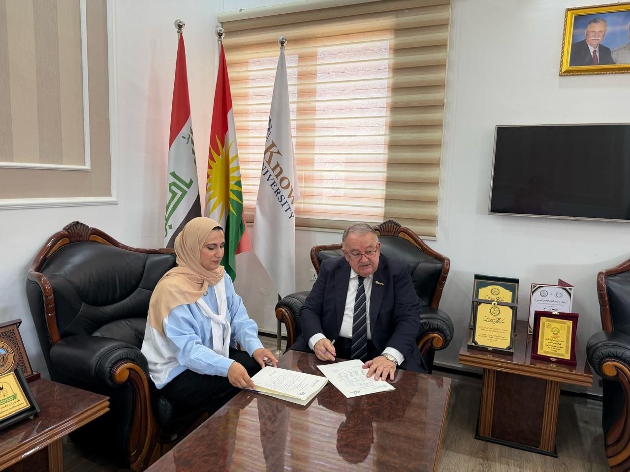 Knowledge University and Winsome Company Sign MoU