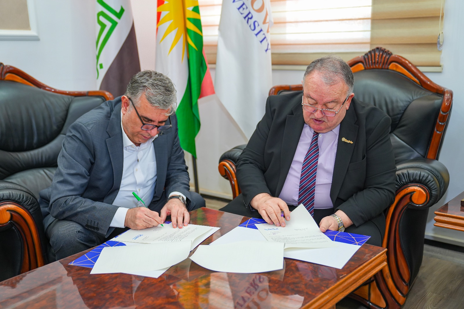 A Delegation from the Kurdistan Capital Institute Visits Knowledge University