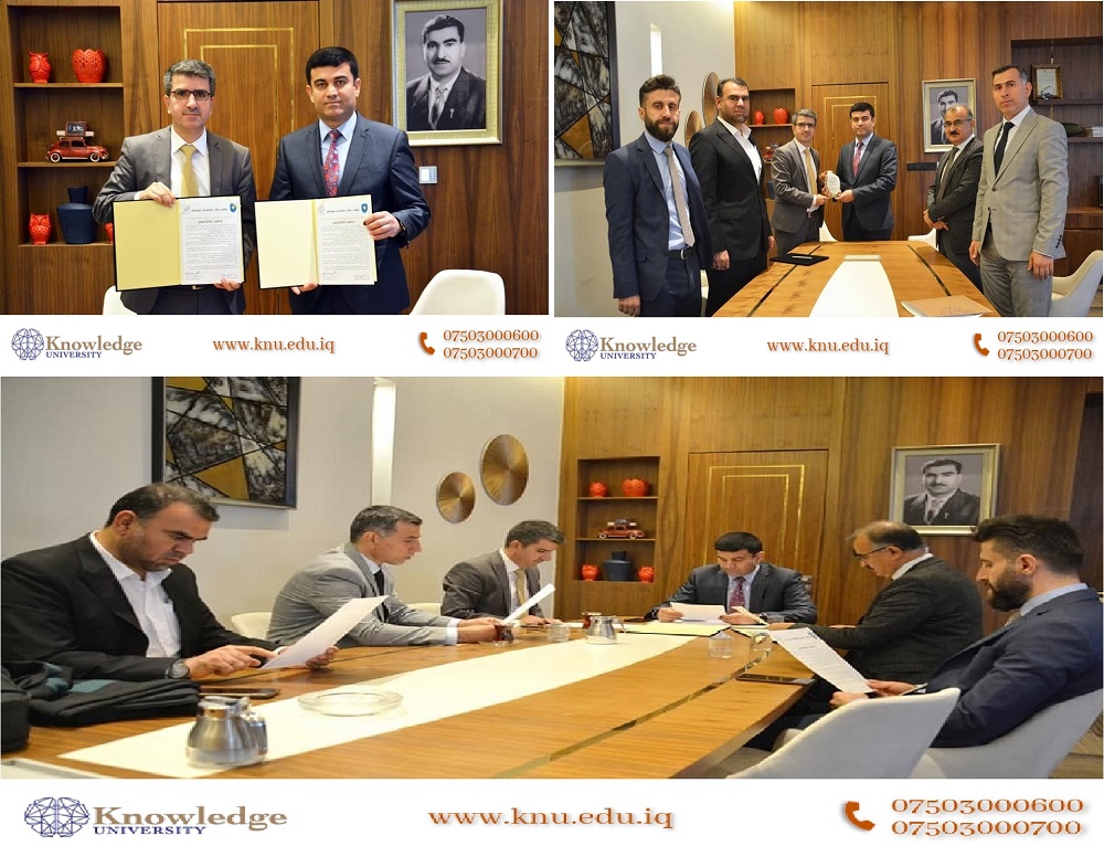 knowledge University presidency met with a delegation from the Aynda Technical Institute