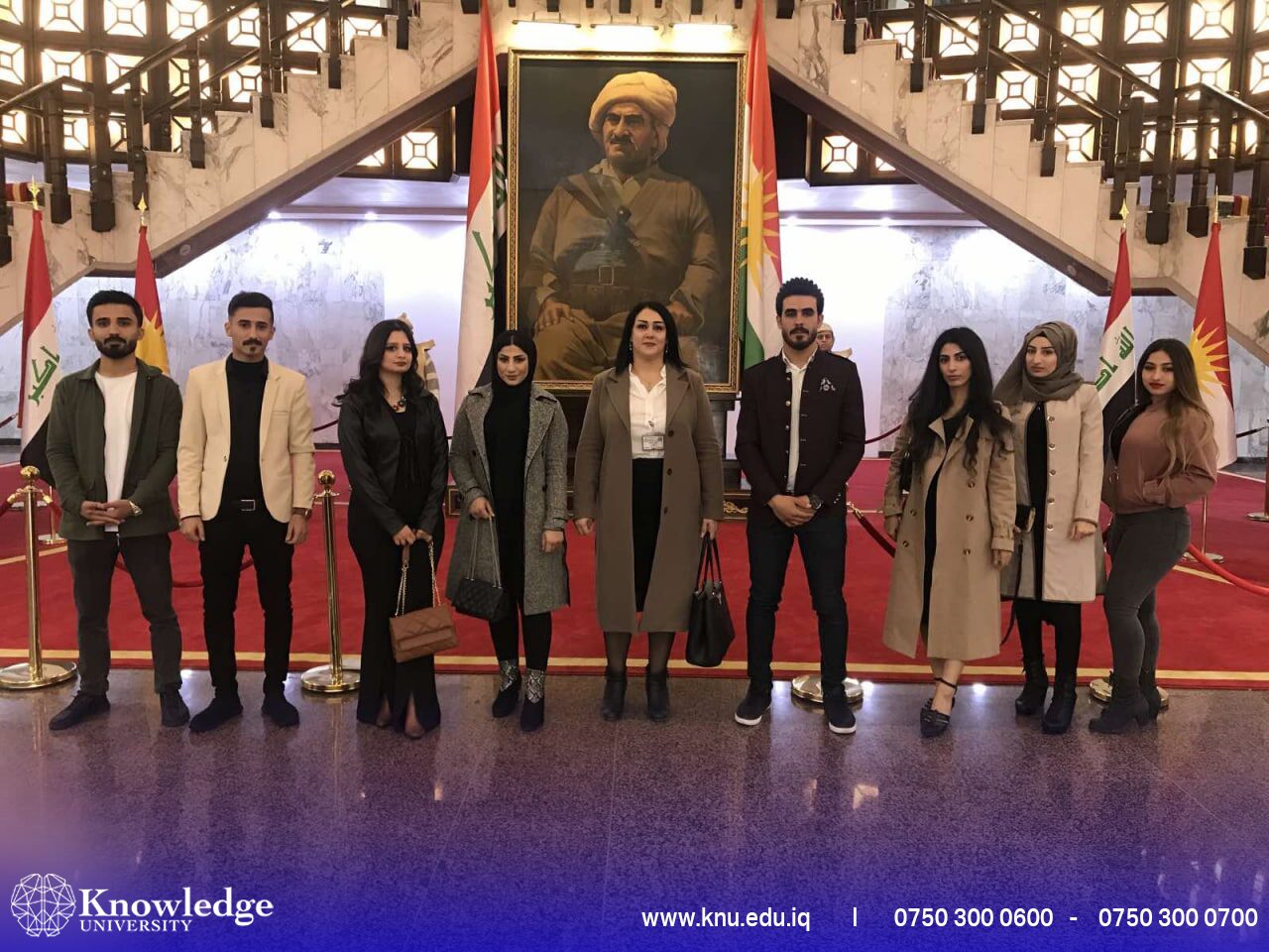 The department of International Relations made a scientific visit to Kurdistan parliament