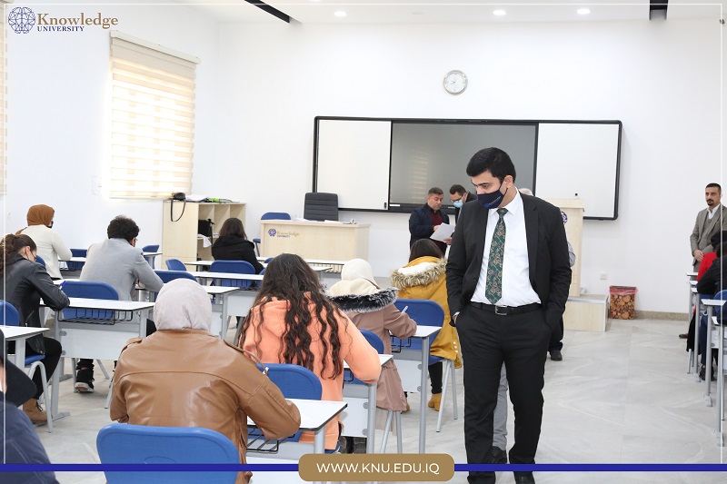 The president of Knowledge University visited the exam halls