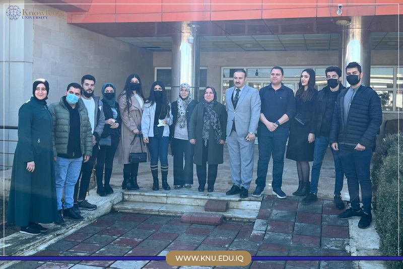 A delegation from Pharmacy College at Knowledge University visited Hiwa Institute