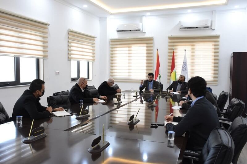 The Presidents Meeting With The Deans of The Colleges