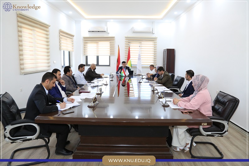 Knowledge University held the 2nd extraordinary Council Meeting For The Academic Year 2021-2022