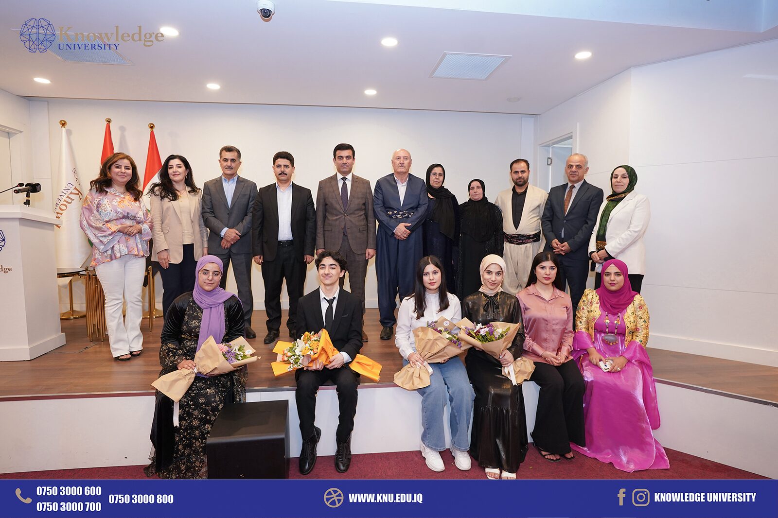 Knowledge University Honours Top Students of 12th Grade in a Ceremony