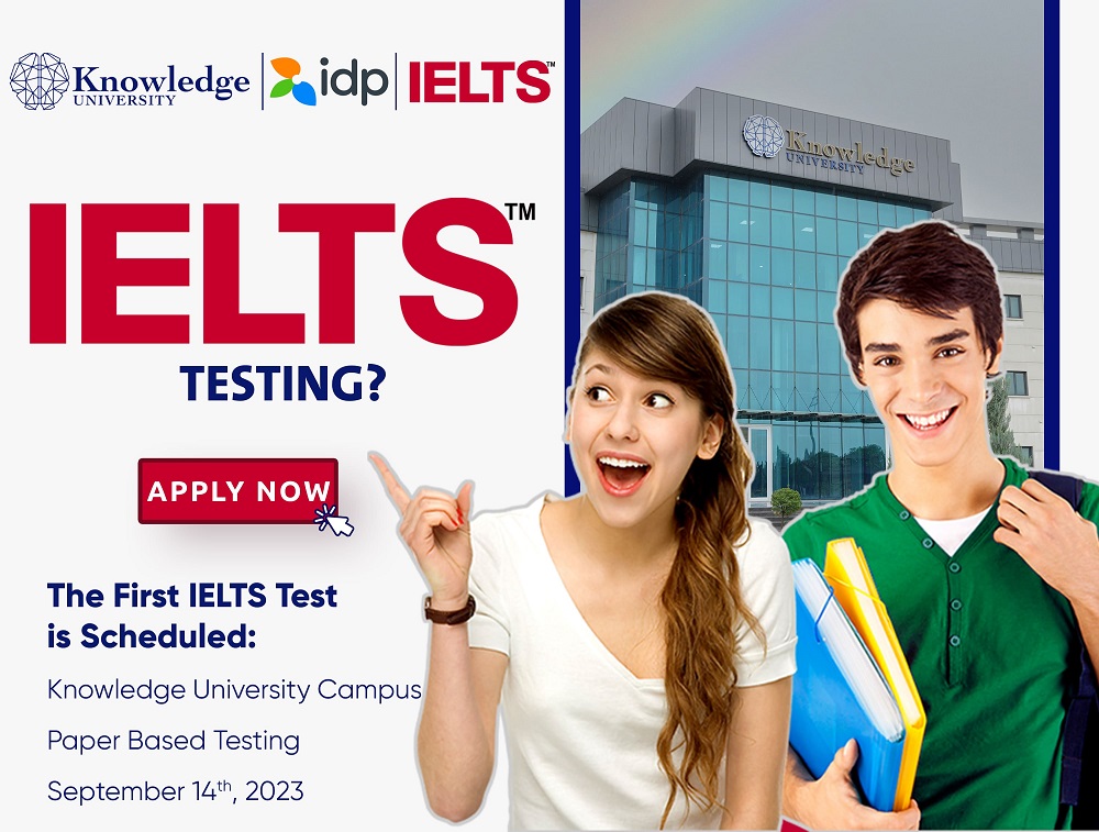 Register Now for IELTS Testing at Knowledge University!