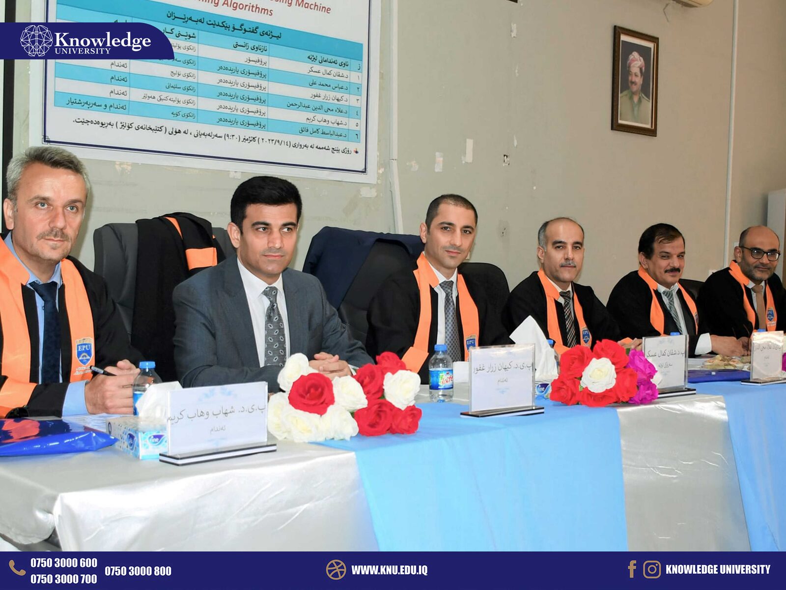 Academic Success: President\'s Participation in MSc Thesis Defense at Charmo University