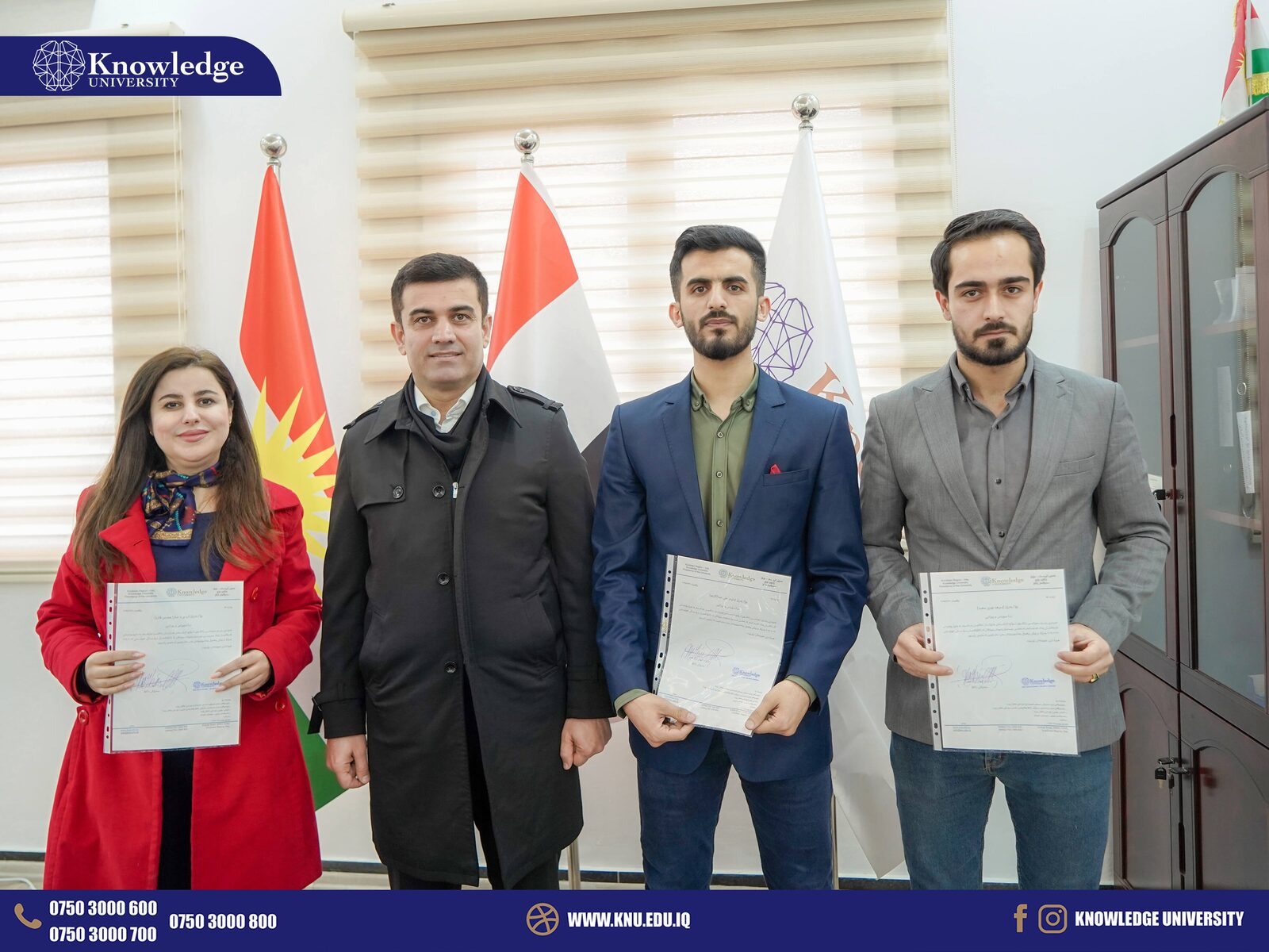 Knowledge University President Honors Media Unit for Exceptional Contributions