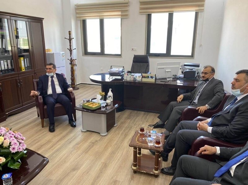 شاندێکی زانکۆی ھەولێری پزیشکی سەردانی زانکۆی نۆلج دەکەن