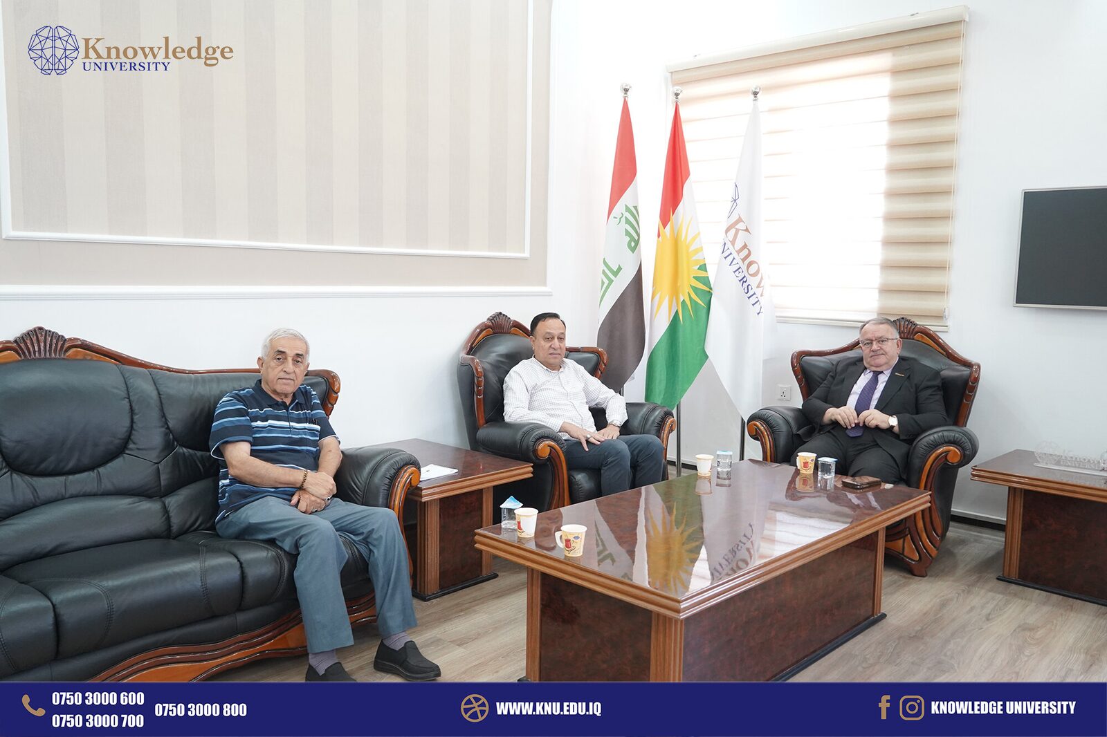 Special Visit Fosters Collaboration Between Knowledge University and Northern Technical University - Mosul