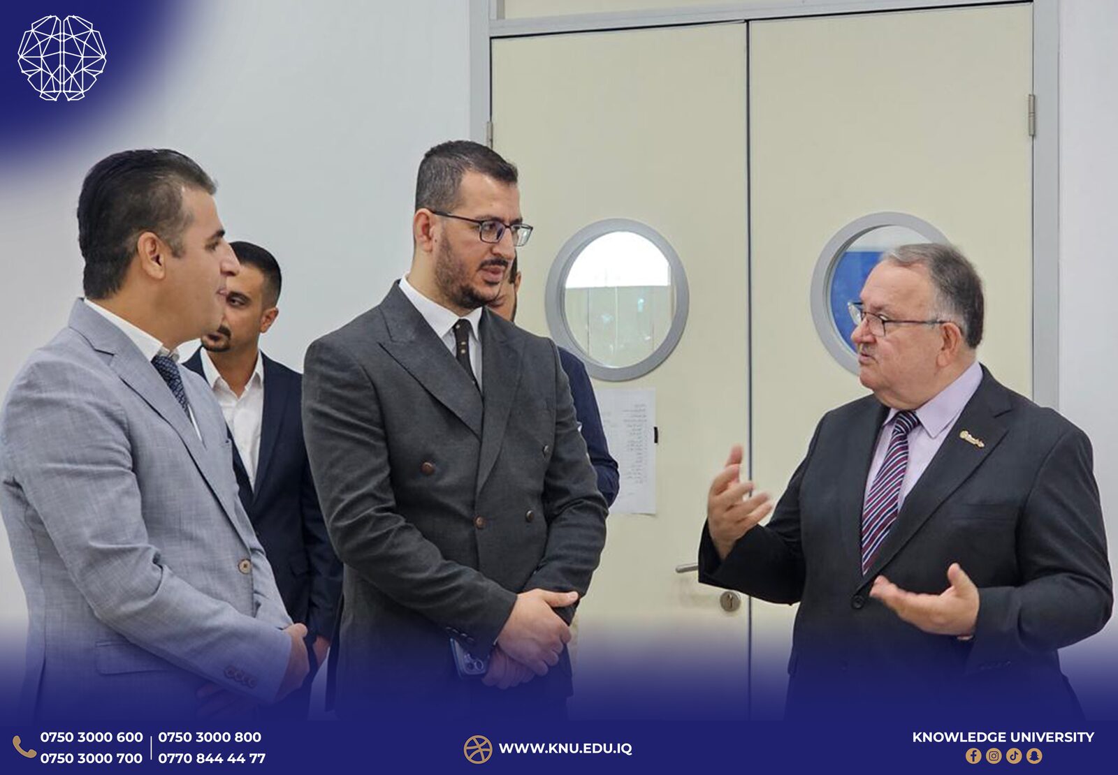 Knowledge University President Welcomes Staff and Students to the New Academic Year with Classroom Visits