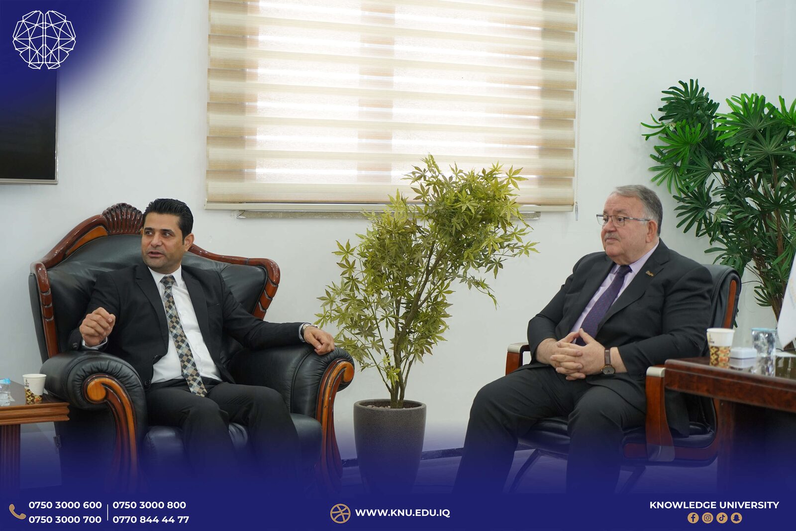 President of KNU Hosts Delegation from German Kurdistan Association to Strengthen Academic and Cultural Ties