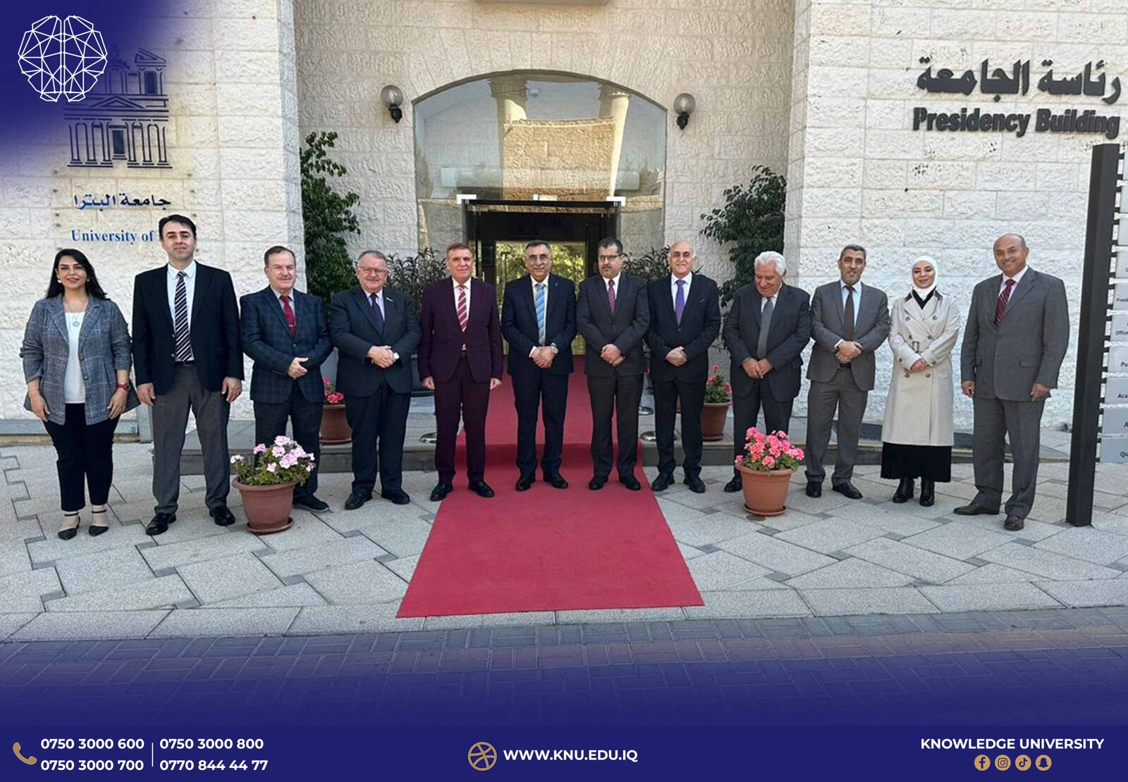 President of Knowledge University, Strengthens Academic Ties in Jordan