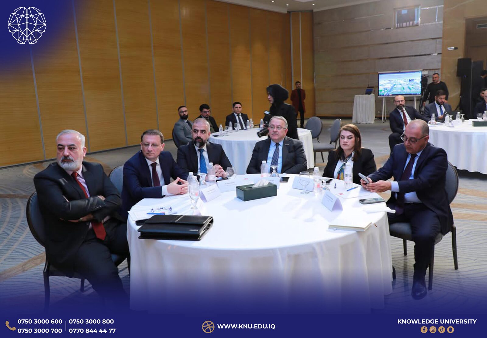 Knowledge University President Joins Roundtable on Smart Education in Sulaimani