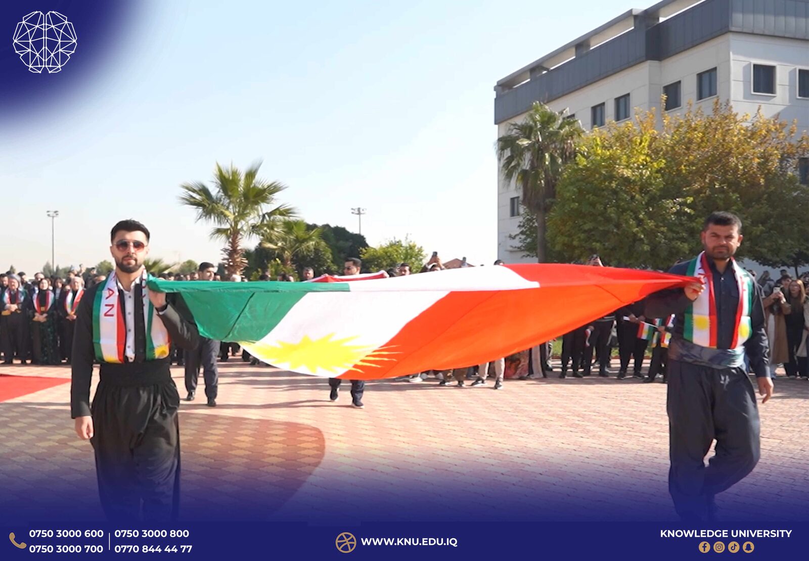 Knowledge University Celebrates Flag Day with Pride and Unity