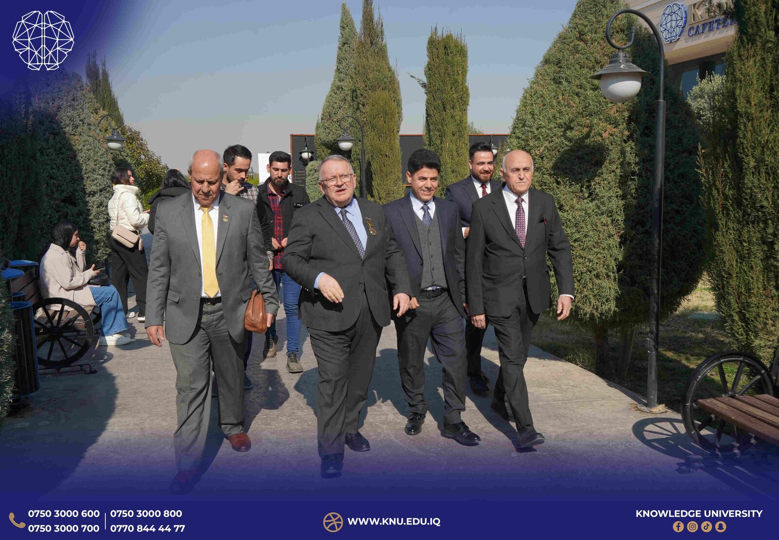 Knowledge University Hosts High-Level Delegation from Al-Tafila University-Jordan