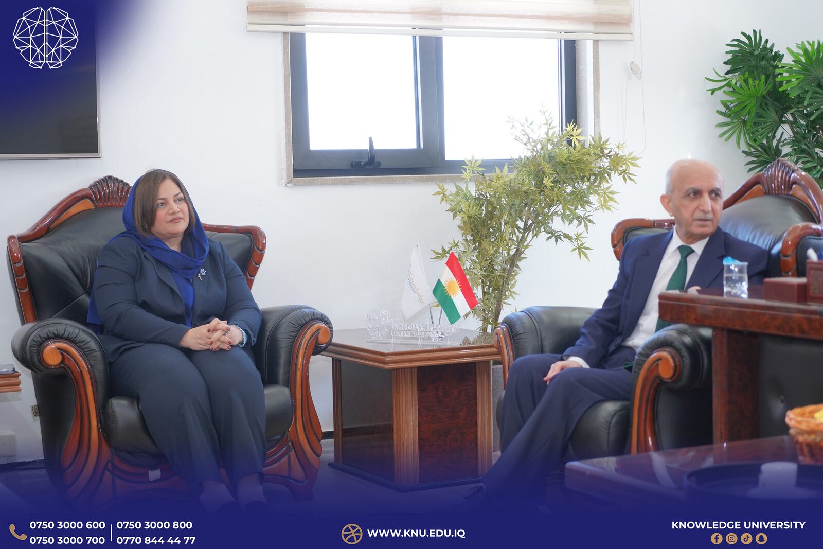 Environmental Protection and Repair Board Visits Knowledge University for Collaboration
