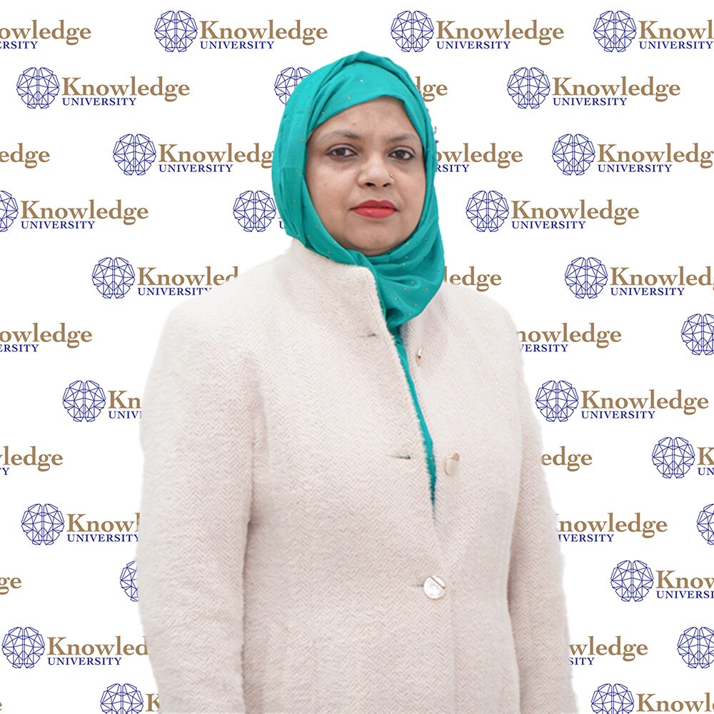 Gazala Parveen, Staff at Knowledge