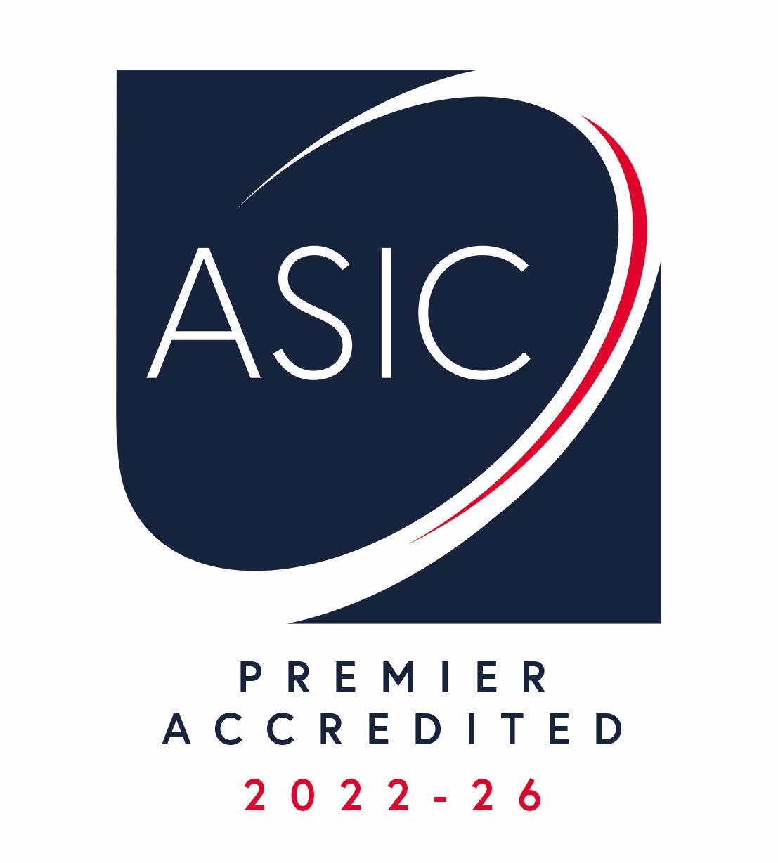 ASIC Premier Status accreditation logo of Knowledge University